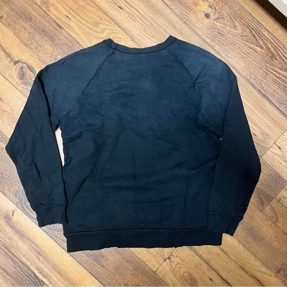 UNIF Black Long Sleeve Tee with Flame Graphic - Picture 3 of 7